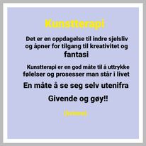 Tilbakemelding kunstterapi 