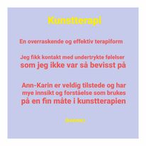 Tilbakemelding kunstterapi 